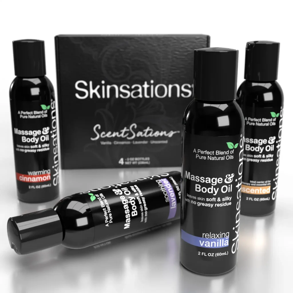 Massage & Body Oils - Set of 4