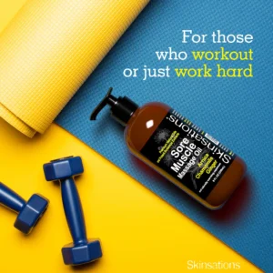 Skinsations Sore Muscle Massage Oil 8oz