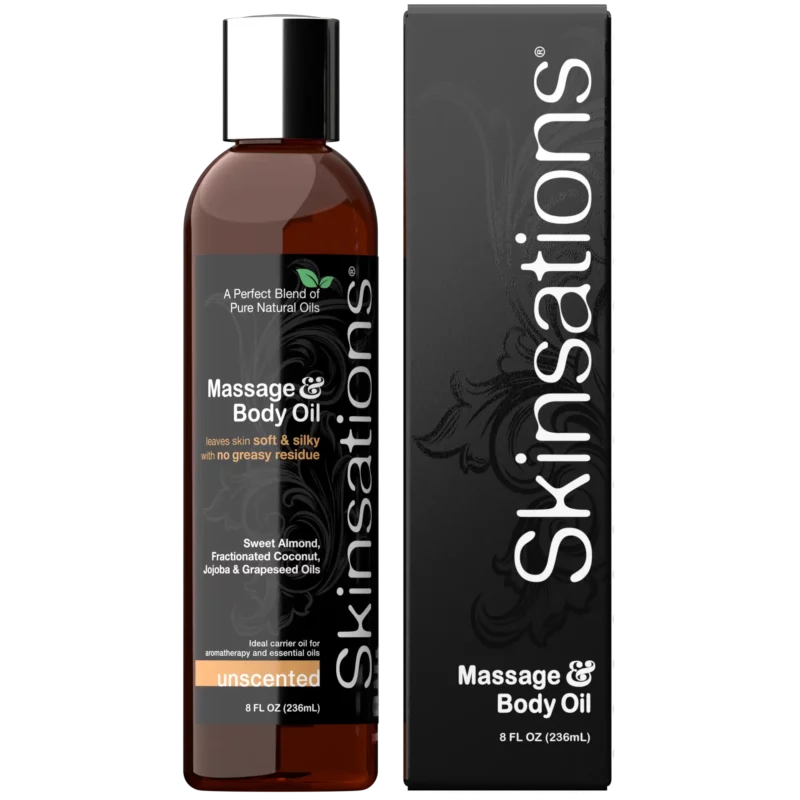 Skinsations unscented massage oil 8oz
