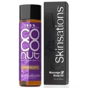 Skinsations Fractionated COCONUT Oil for Massage and body oil - Cashmere Soul fragrance