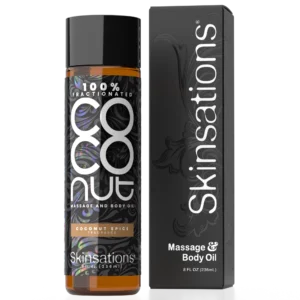 Skinsations fractionated COCONUT oil for massage and body oil - Hawaiian Tropic like fragrance